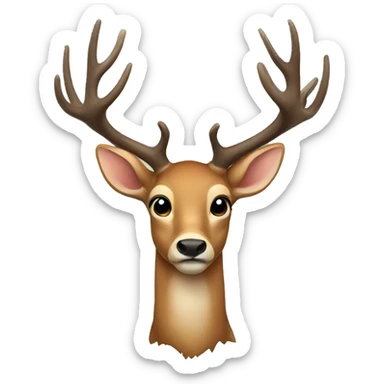 Deer sticker