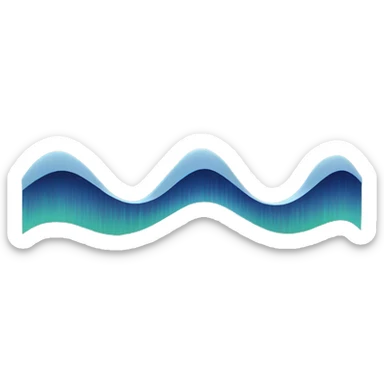 Ultra Sound Wave sticker