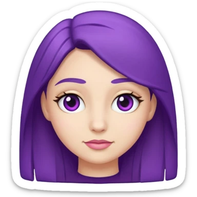 purple Tina sticker