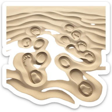Footsteps sticker