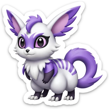 Shiny Furret-Absol-Noibat-Hybrid (Full body) sticker
