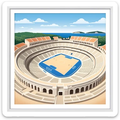 Cinematic Realistic Pula Arena, Croatia emoji sticker