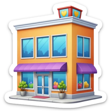 petshop building sticker