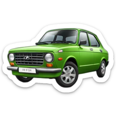 Voiture modèle i20 hyundai vert fougère sticker