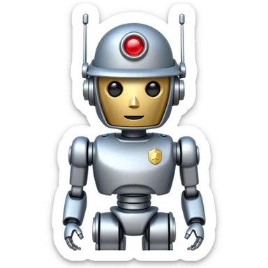 robot cop sticker