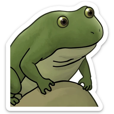 bufo climbing sticker