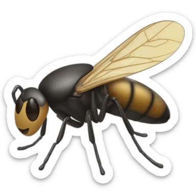 Mouche au beurre sticker