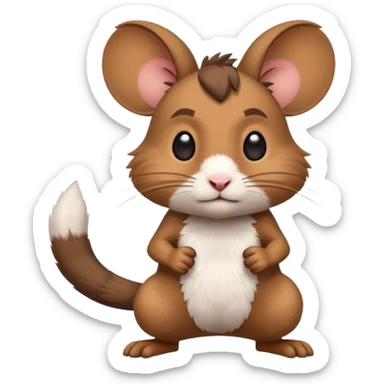 Degu playing brawlstars sticker
