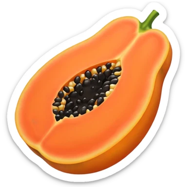 papaya  sticker