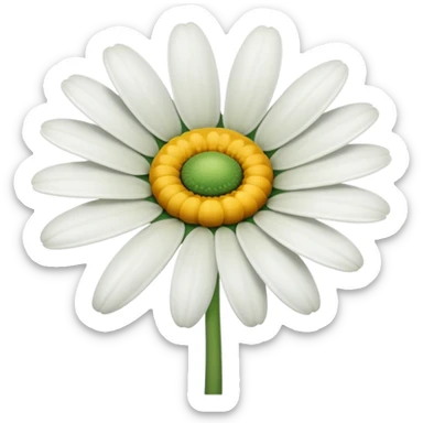 daisy flower plant sticker