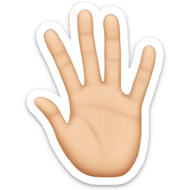 Coquette fingers  sticker