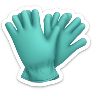 Doctor's gloves sticker
