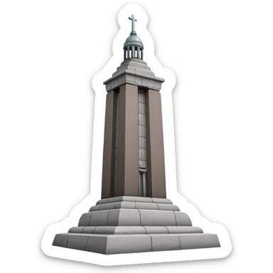 latvian freedom monument sticker