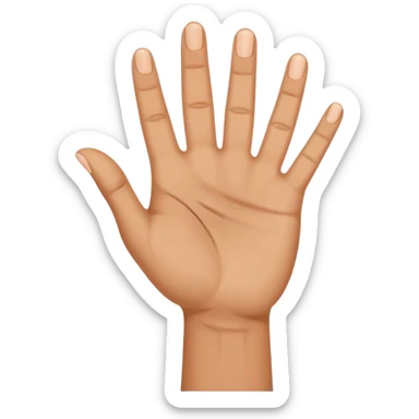 El hareketi çekme emojisi sticker