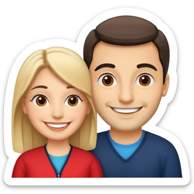 Love couple Iraq and Norwegian  sticker