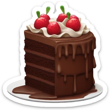 chocolate cake sticker