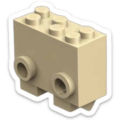 lego brick 2x4 3D sticker