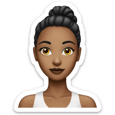 make up chick sticker