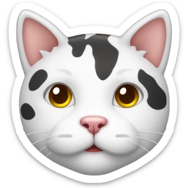 Mischung aus Kuh und katze sticker