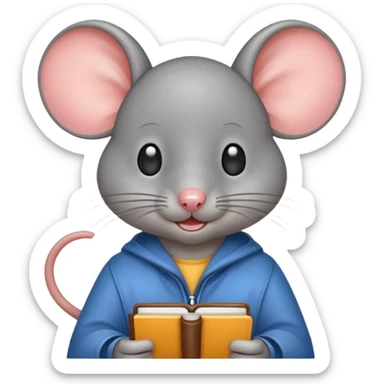 student mouse sticker