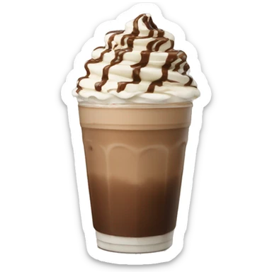 Mocha frappechino  sticker