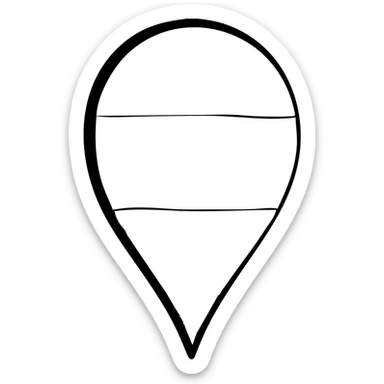 Location pin marker with Russian flag (white, blue, and red horizontal stripes) sticker