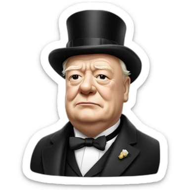 Winston Churchill sticker