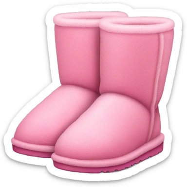 pink ugg slippers sticker
