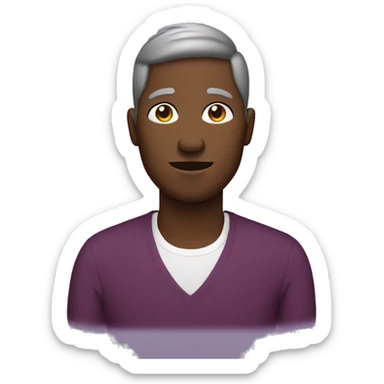 mulberry coloured person sticker