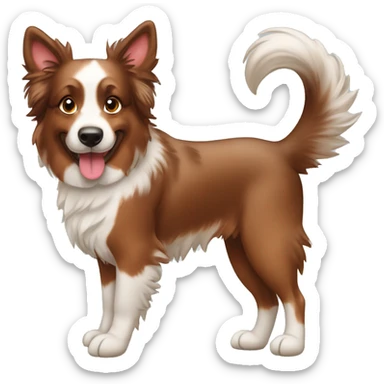 Berger australien rouge merle  sticker