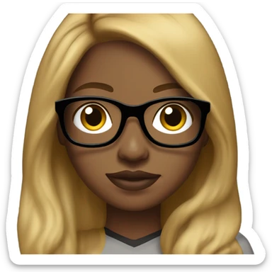 steelers nfl jersey light brown girl with long blonde brown hair freckles and light colored glasses sticker