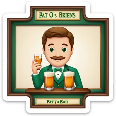 Pat Obriens Bar sticker