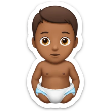 poopy butt man sticker