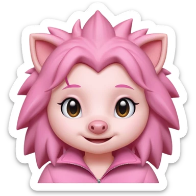 amy sonic hedgehog sticker
