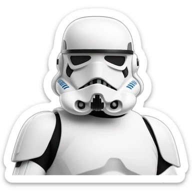 Storm trooper ok gesture sticker
