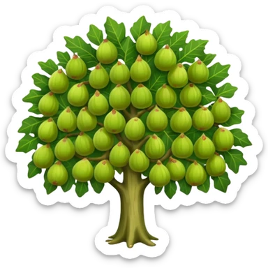 fig tree  sticker