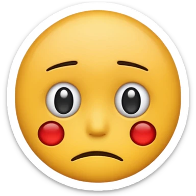 sad emoji the actual emoji sticker