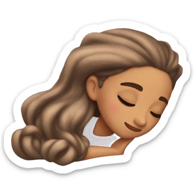 Ariana Grande sleeping sticker