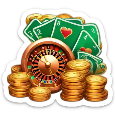 casino-elements-in-copper sticker