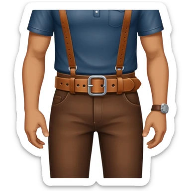 BELT IN HAND EMOJI sticker
