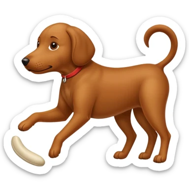 dog humping leg sticker