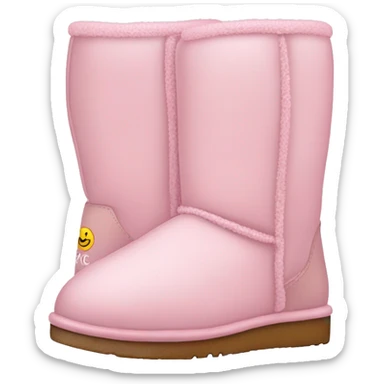 light pink uggs sticker