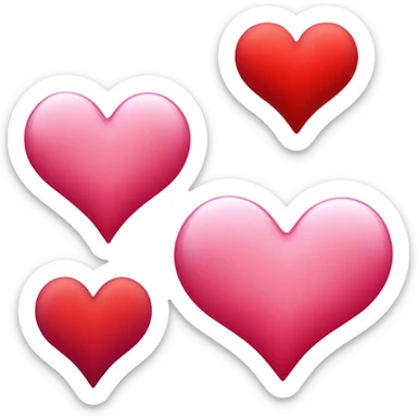 valentines heart with sparkle sticker