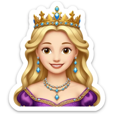 Renaissance princess sticker