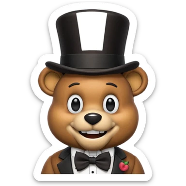 freddy fazbear sticker