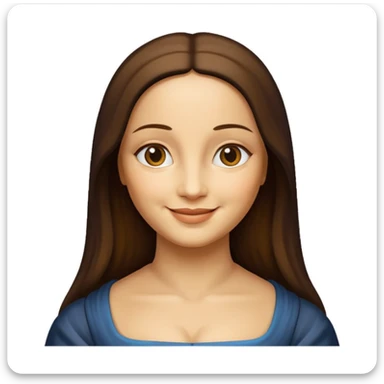 monalisa painting sticker