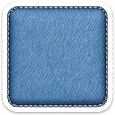 Denim sticker
