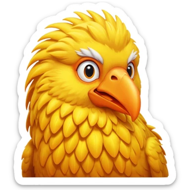 vild big bird sticker