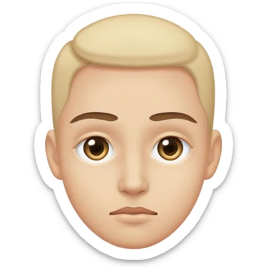 Emoji con ojeras  sticker