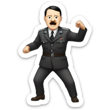 Hitler doing gangnam style sticker